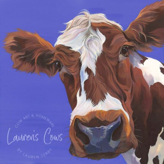 Ayrshire Cow Art