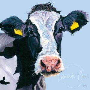 Friesian Cow Art Print