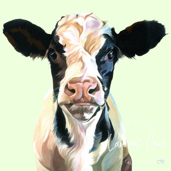 Holstein Calf Art Print