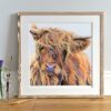 Scarlett Highland Cow Art Print Laurens Cows