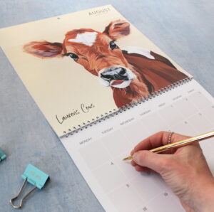 Monthly Cow Calendar