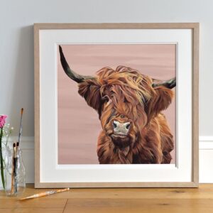 Modern Highland Cow Picture