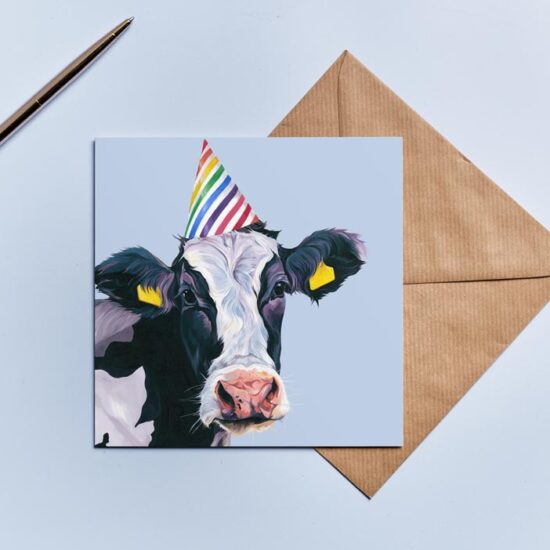 Cow Birthday Card